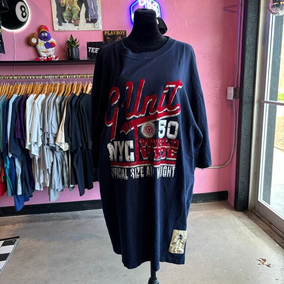 Vintage Y2K G-Unit Navy Blue  BaggyTee Size 3XL - Picture 1 of 5